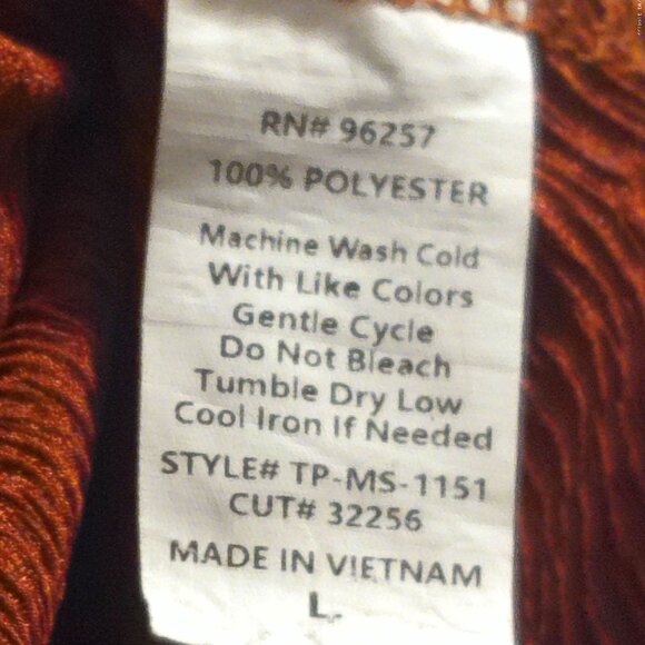 Large Dark Rusty Blouse by PerSeption Concept - Picture 3 of 4